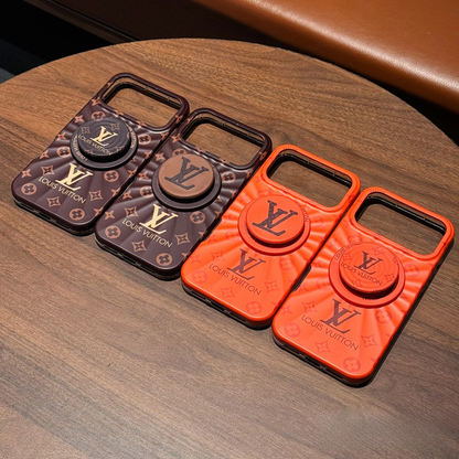 Luxury MagSafe-Compatible Magnetic Phone Case with Detachable Airbag Stand