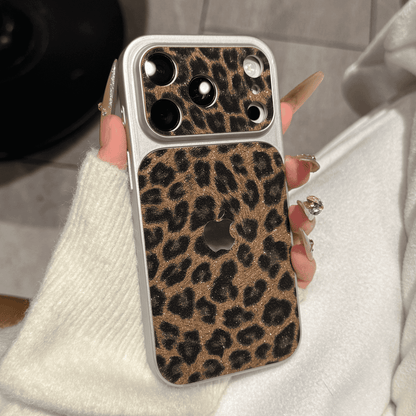 Leopard Print Glitter Phone Case — Sparkling Protection with Sleek Design