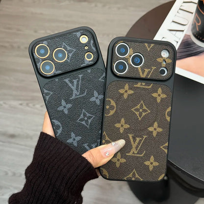 MagSafe Classic Monogram Leather iPhone Case