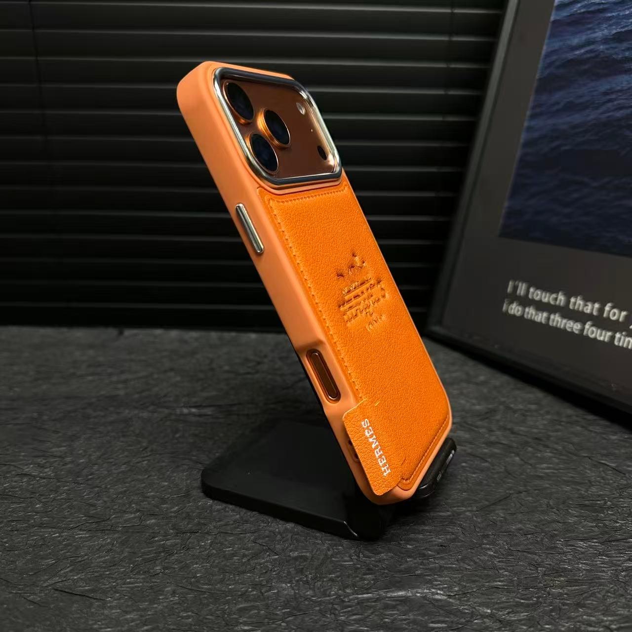 Luxury Leather Flip Case – Premium Lens Protection
