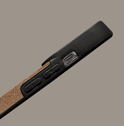 Floral Leather Phone Case with Detachable Wrist Strap