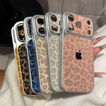 Leopard Print Glitter Phone Case — Sparkling Protection with Sleek Design