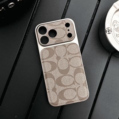 Luxury Pattern Leather Phone Case With Shockproof Edges