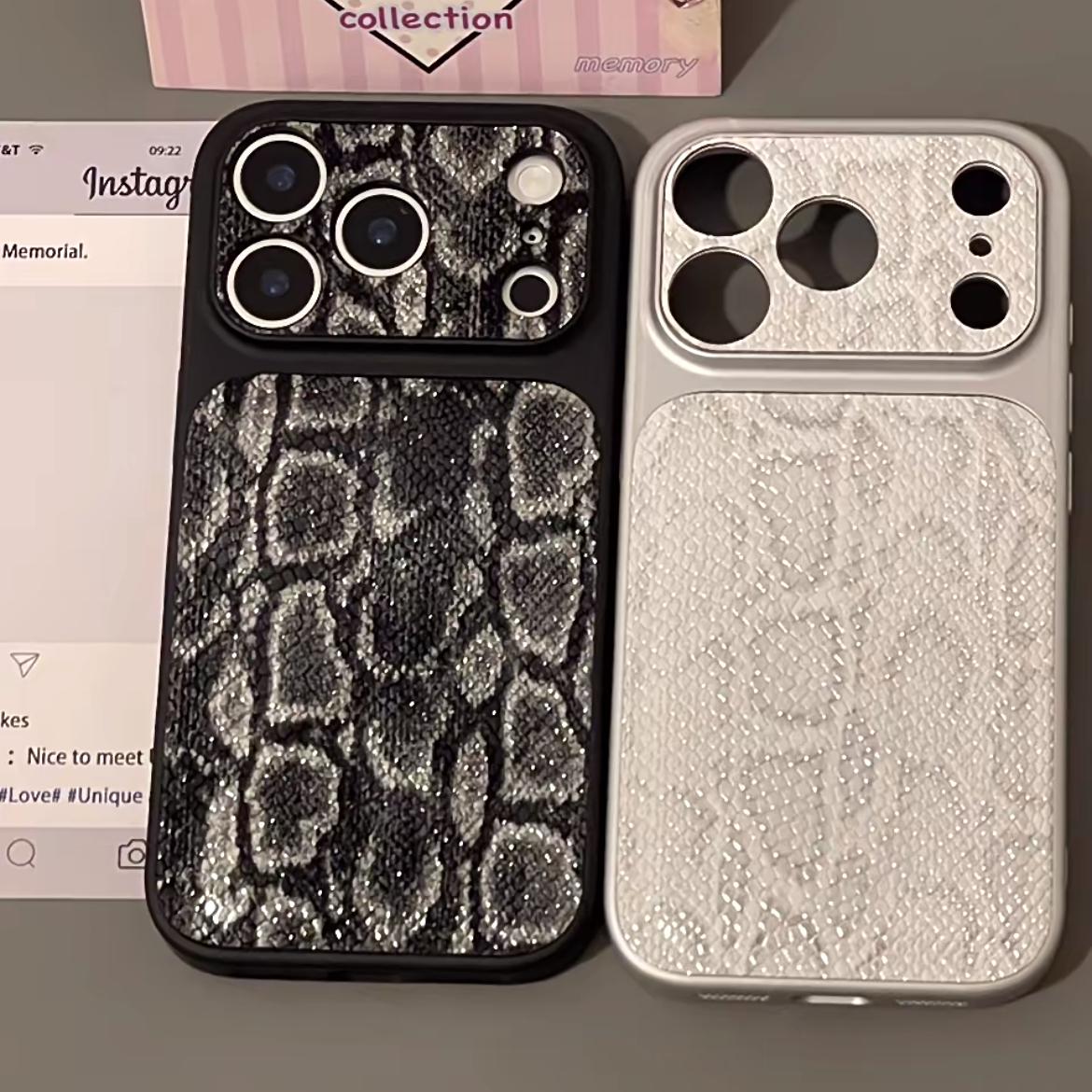 Luxury Snake Skin Texture iPhone Case