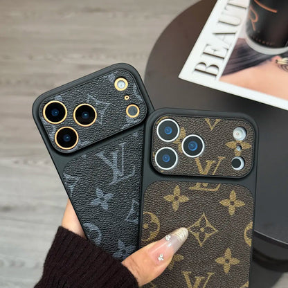 MagSafe Classic Monogram Leather iPhone Case