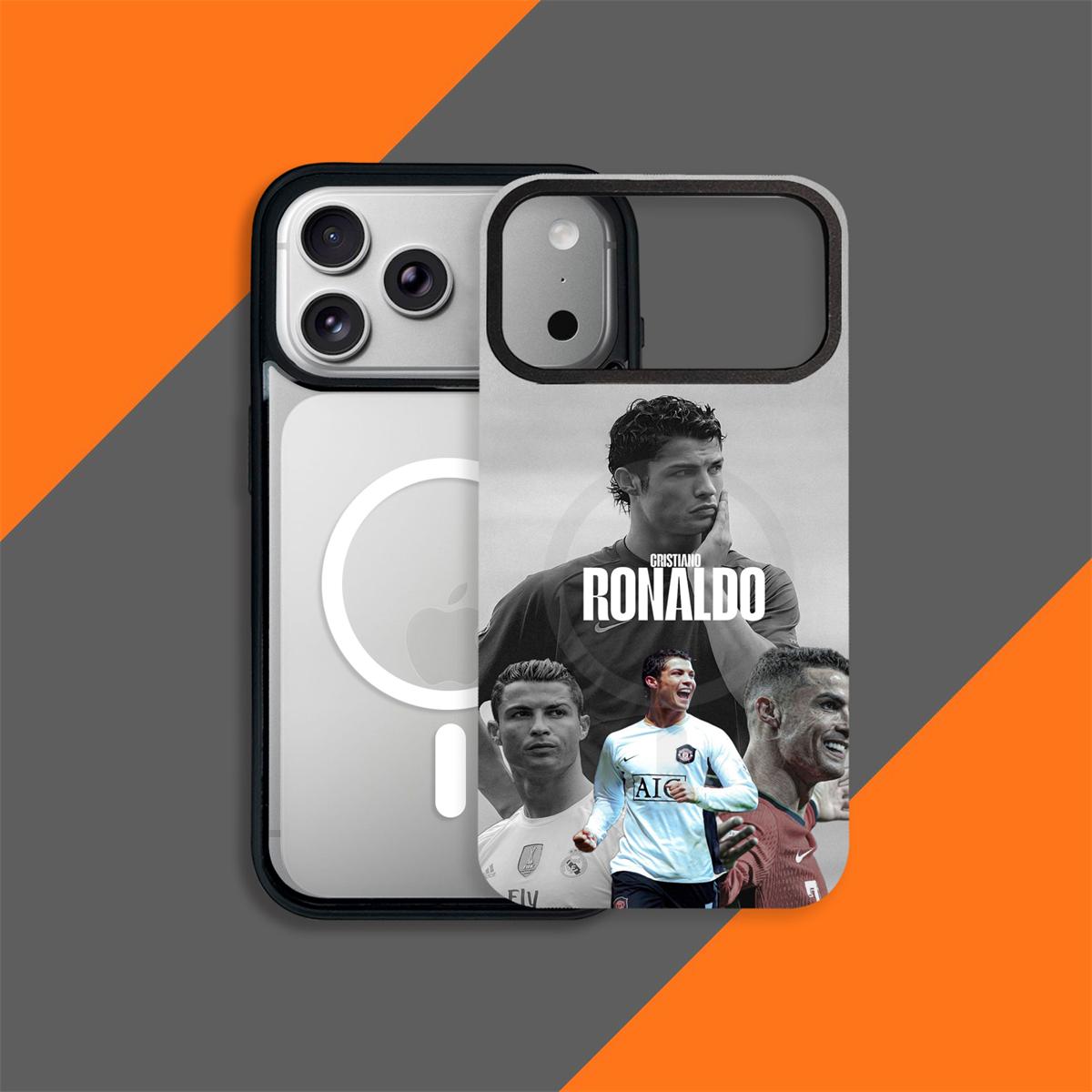 Football Legends Magnetic Phone Case – Shockproof Soft TPU with Interchangeable Back