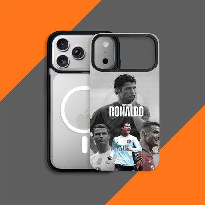 Football Legends Magnetic Phone Case – Shockproof Soft TPU with Interchangeable Back