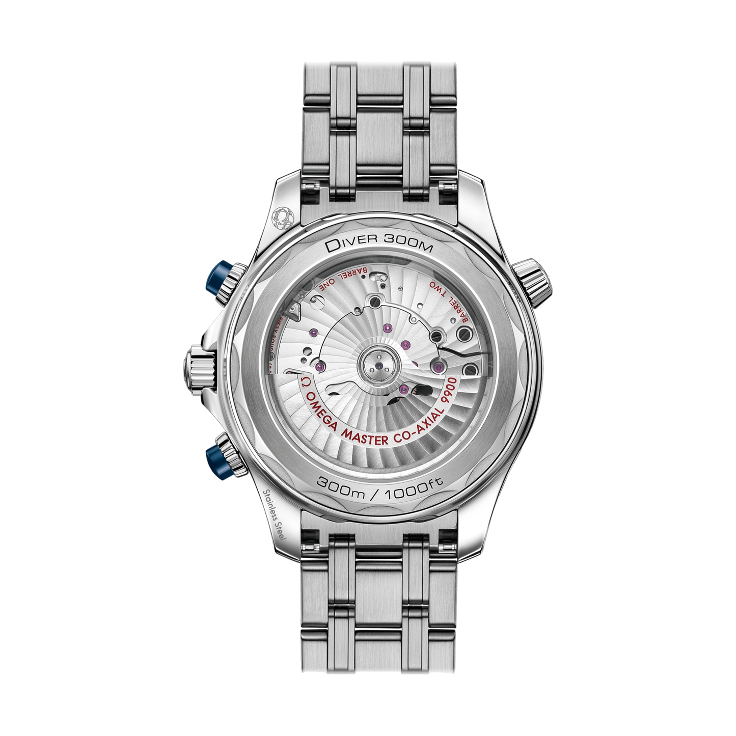Seamaster Diver 300M 44mm - Grey Dial w/ Blue Bezel on Bracelet