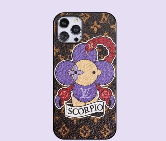 Scorpio Love Painted iPhone Case Custom made