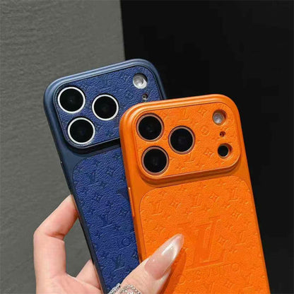Luxury fibre Case For iPhone 17/ 16 / 15 / 14